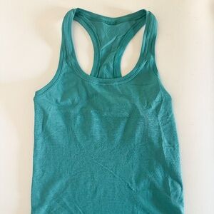 Lululemon Swiftly Tech Racerback Tank Top 2.0 - Waist LengthTeal Lagoon - Size 2